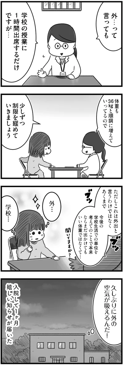 学校の授業に1時間出席するだけですが…