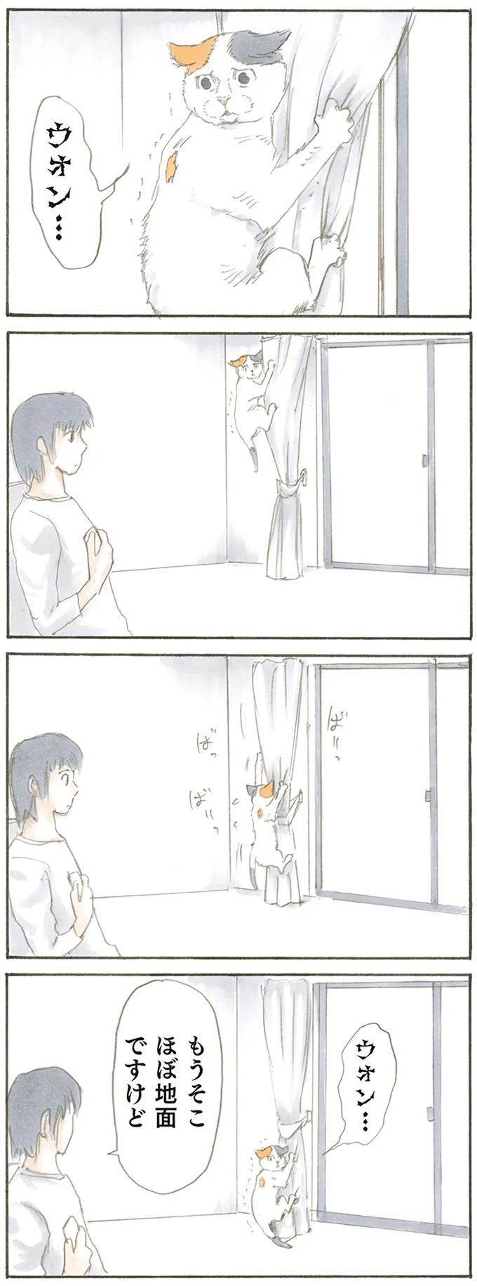 怖くて降りられない…