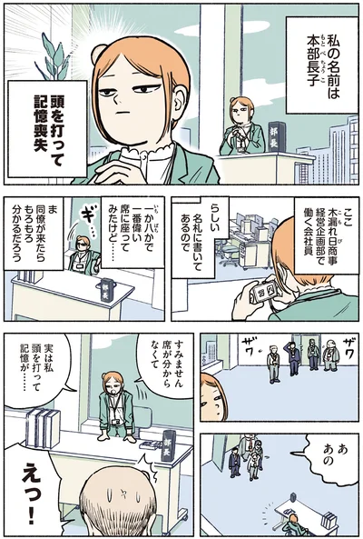 頭を打って記憶喪失