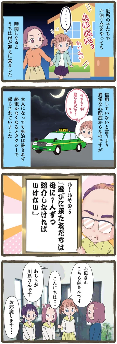 遊びに来た友だちは…