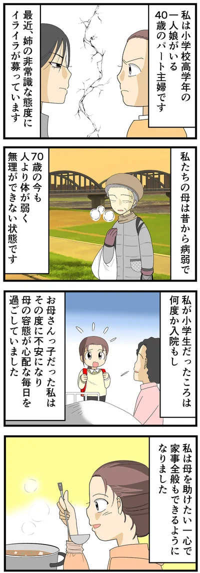 姉の非常識な態度