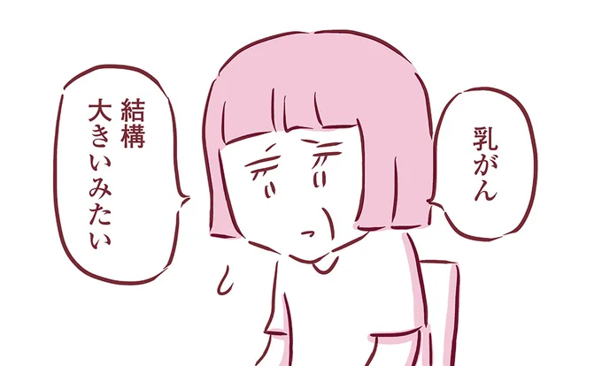 乳がんが見つかった母