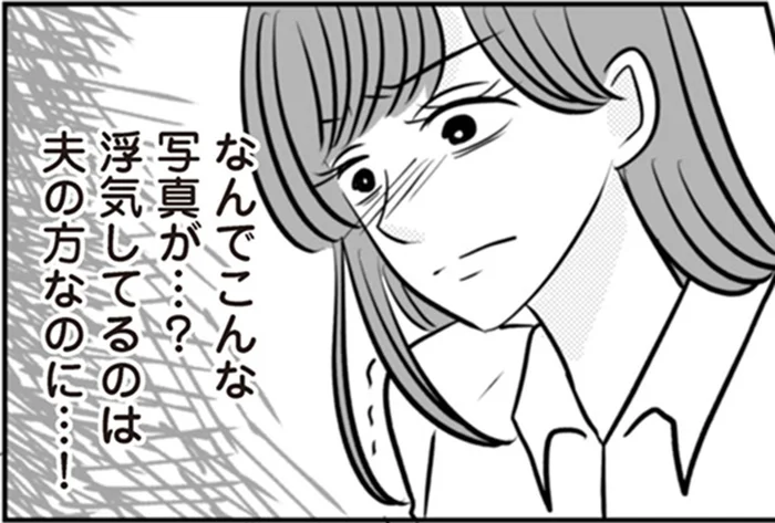 義両親が差し出してきた、覚えのない自分の浮気写真。これは一体何！？／浮気の冤罪　私を不倫女に仕立てたのは義家族でした（5）