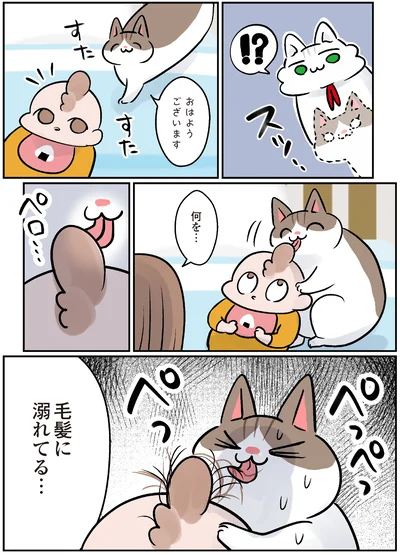 『マジレス幼児とモンペ猫　口達者な娘と過保護すぎる猫たちとの日常』より
