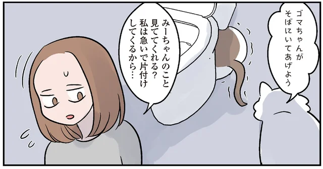 新居への引っ越し。繊細なモンペ猫がトイレから出てこない！？