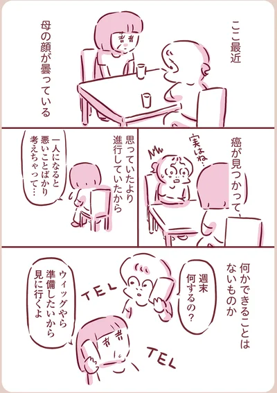 ここ最近母の顔が曇っている