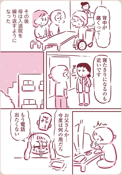 母は入退院を繰り返すようになった