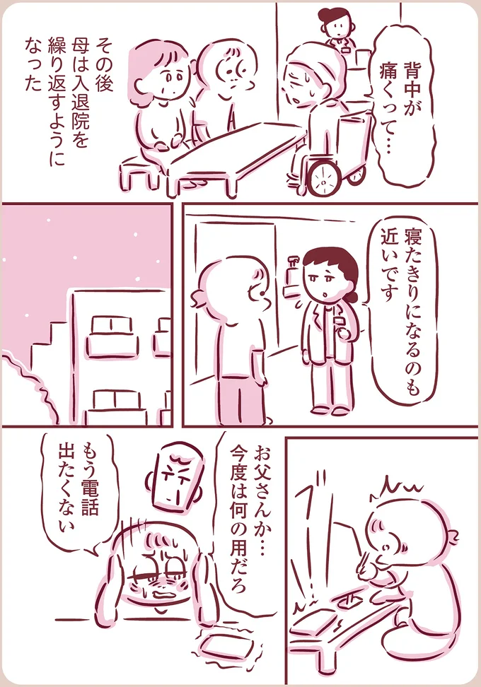 母は入退院を繰り返すようになった