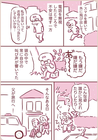 父が旅行へ