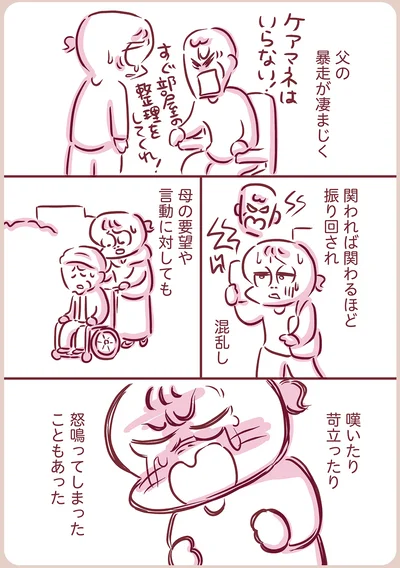 父に振り回され
