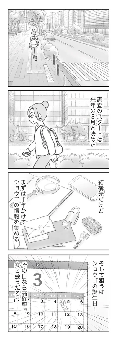 『探偵をつけて浮気に完全勝利する』より