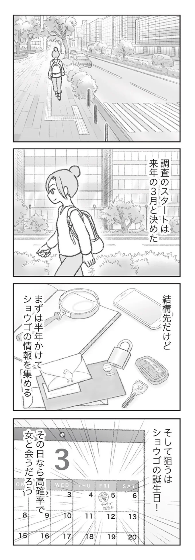 『探偵をつけて浮気に完全勝利する』より