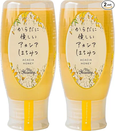 MyHoney ハチミツ 非加熱 はちみつ アカシア 500g×2本