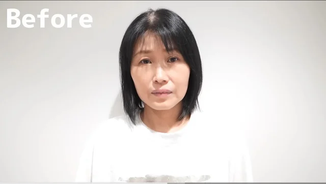 こんなにオレンジ色になって大丈夫…！？真っ黒な白髪染めから、はじめての「白髪ぼかし」