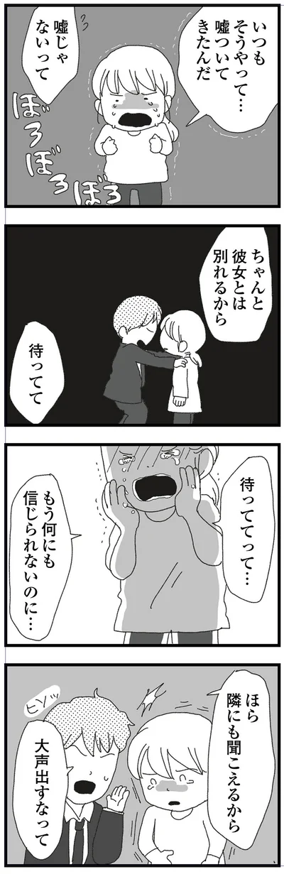 嘘ついてきたんだ