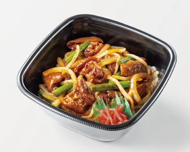 牛もつ味噌焼き重(丼タイプ)690円