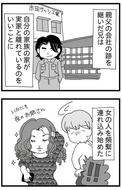 会社の跡を継いだ兄