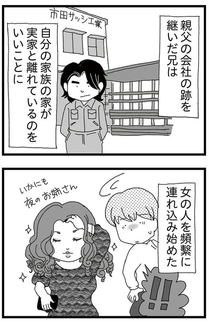 会社の跡を継いだ兄