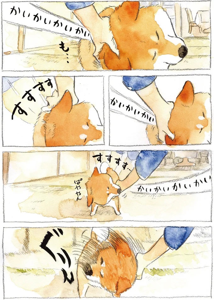 自分で頭を動かす