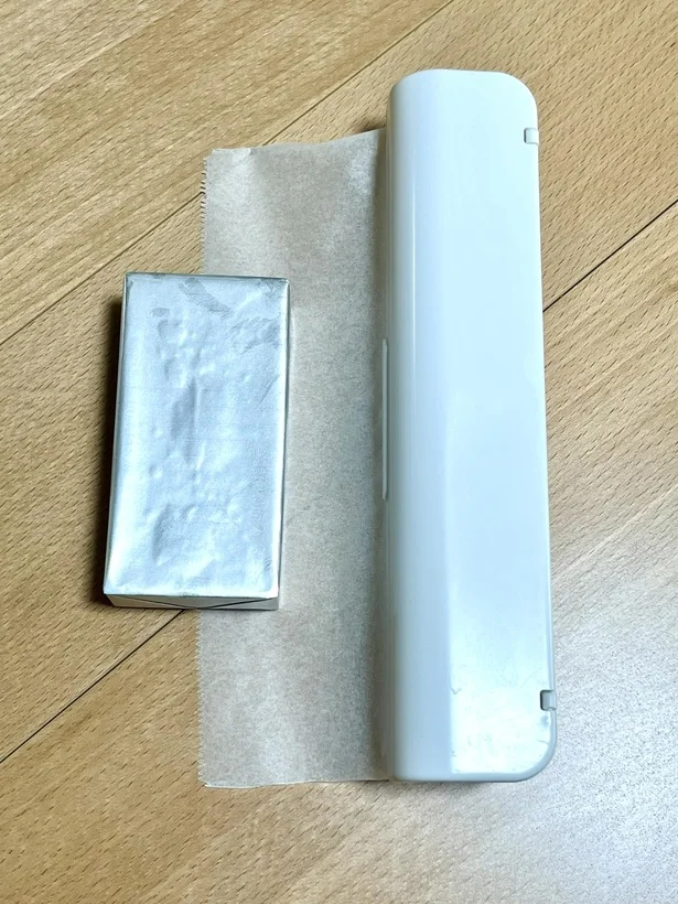 クッキングシートで小分けバターを作ろう！（▶︎次へ）