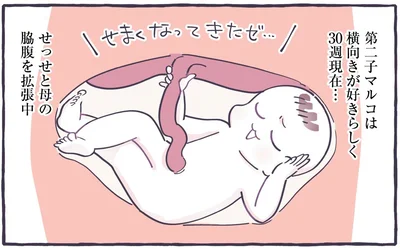せっせと母の脇腹を拡張中