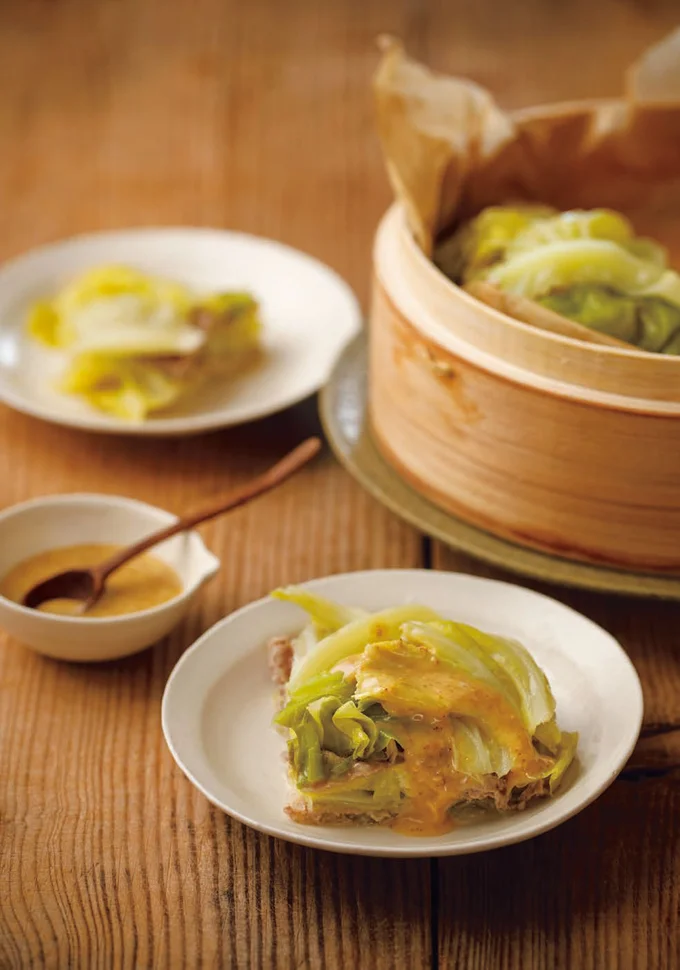 「キャベツの重ね蒸し」