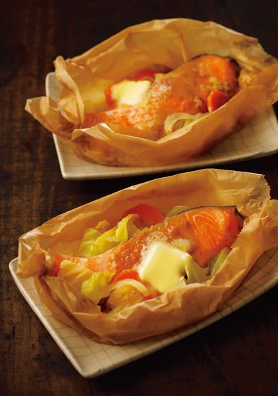 「鮭のちゃんちゃん蒸し」