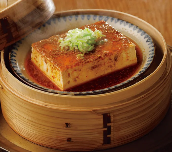 豆腐1丁をそのまま使用! パンチの効いた「旨辛蒸し麻婆豆腐」