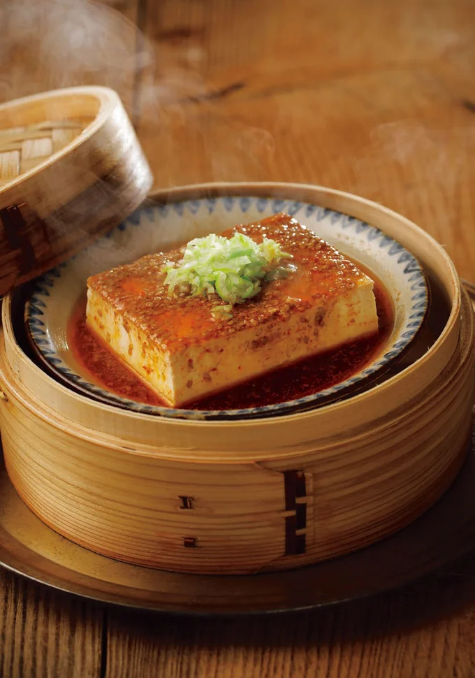 「旨辛蒸し麻婆豆腐」