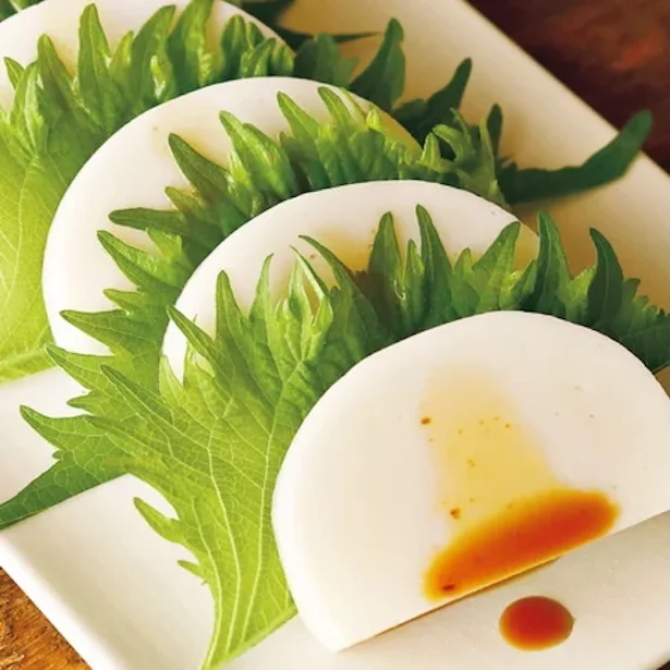 切って、並べるだけの「しそかまぼこ」