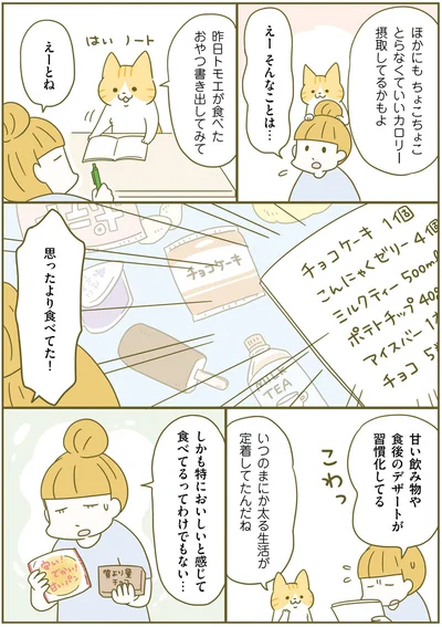 おやつ書き出してみて