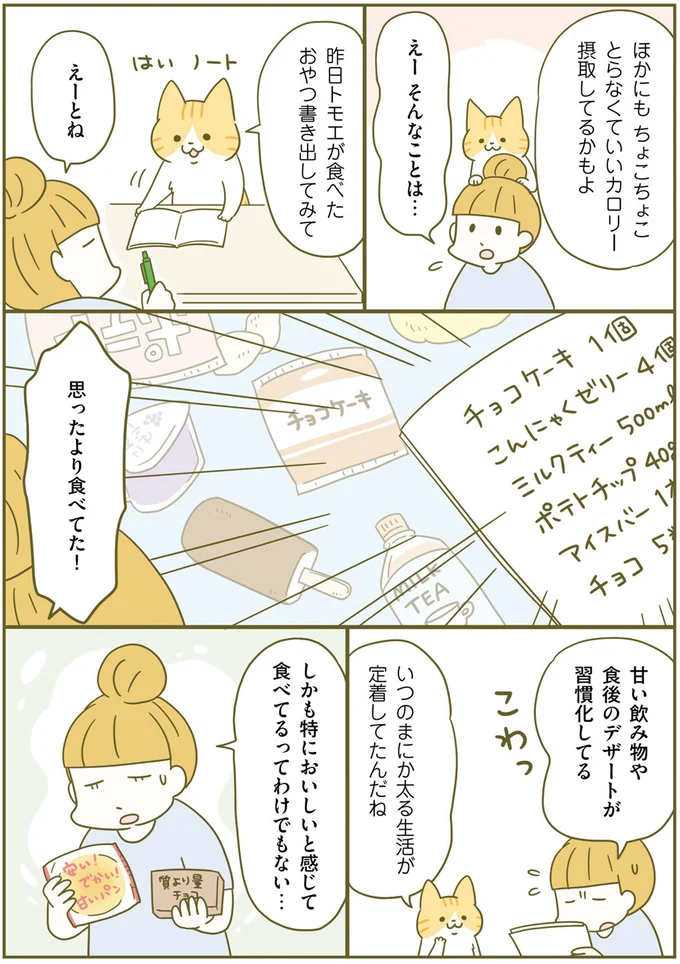 おやつ書き出してみて