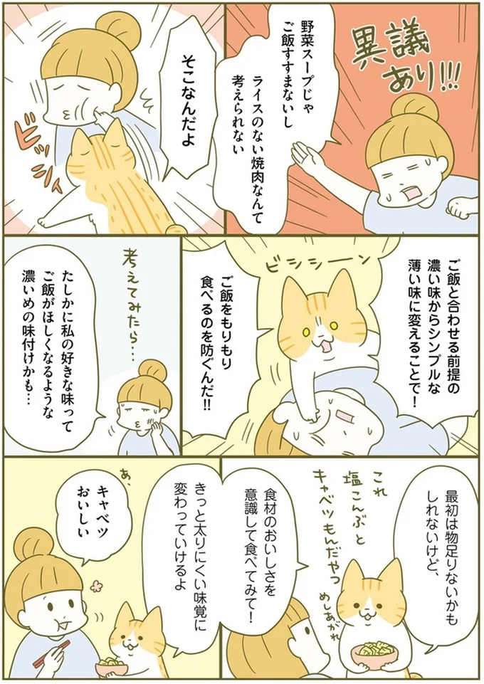 『ズボラでも痩せる！ ネコちゃんのゆるゆるダイエット塾』より