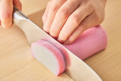 ひといきで切るのがポイント