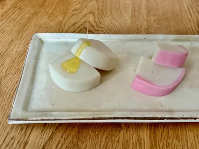 オリーブオイルがかまぼこの旨みを引き立てます