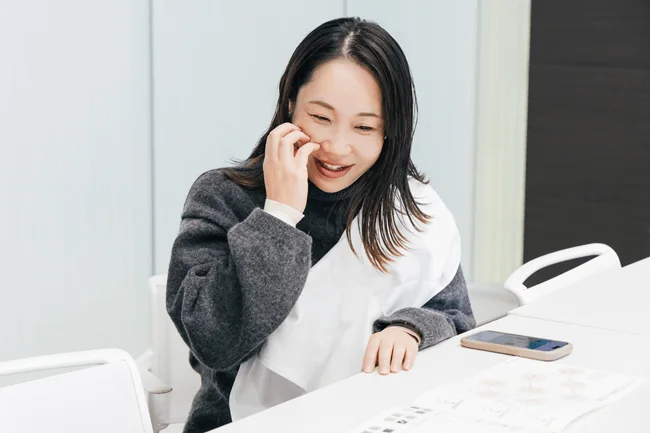 憧れだった“ブルベ夏のウェーブ”と診断されにんまり