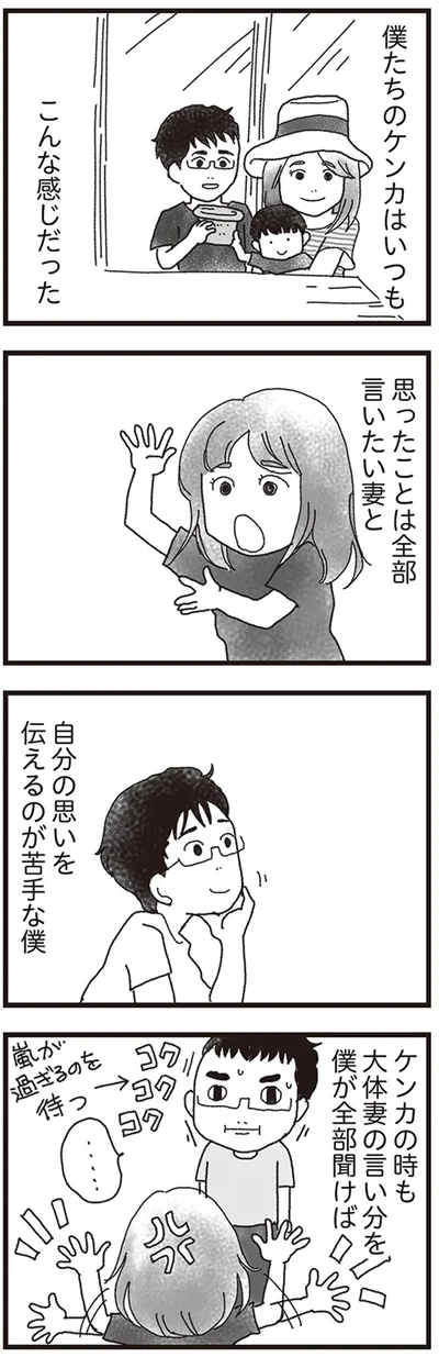 僕たちのケンカはいつもこんな感じだった