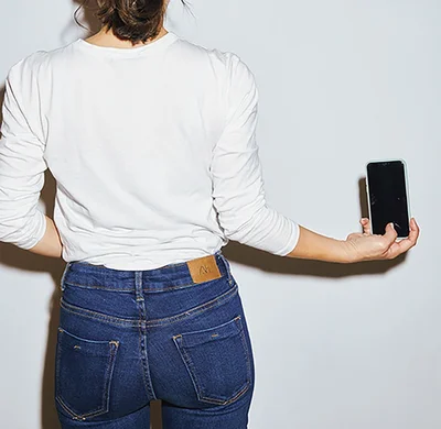 selfで全身を撮る