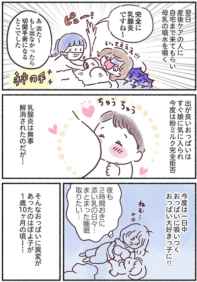 完全に乳腺炎ですね～