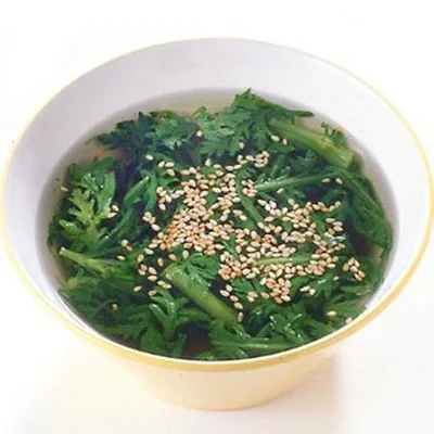 【関連レシピ】春菊のスープ
