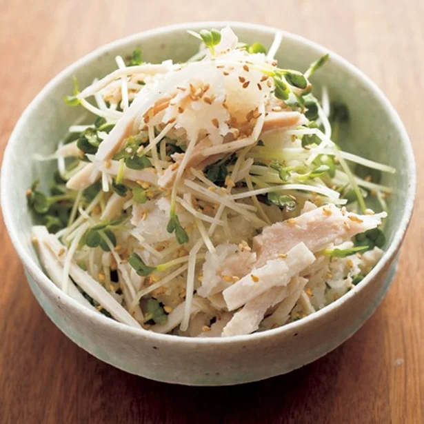 しっとり仕上げで思わずウットリ！？ とりむね肉と野菜のあえもの5選