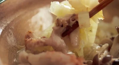 「とろとろ白菜の酒鍋」が完成