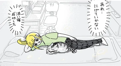 添い寝が成功したときにかぎって