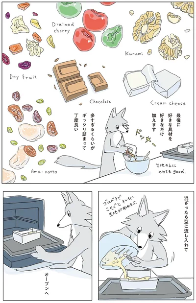 『眠れぬ夜はケーキを焼いて』より