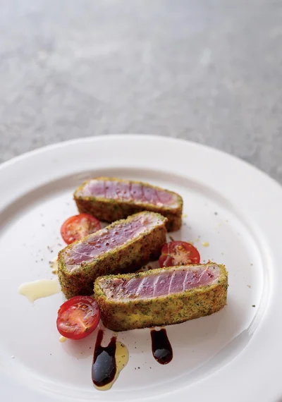 鮪のカツレツ ミラノ風