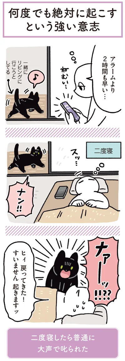 すいません　起きますッ