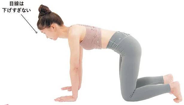 STEP1　四つ這いになる