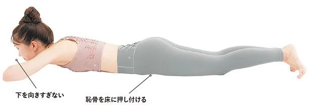 STEP1　うつ伏せになる