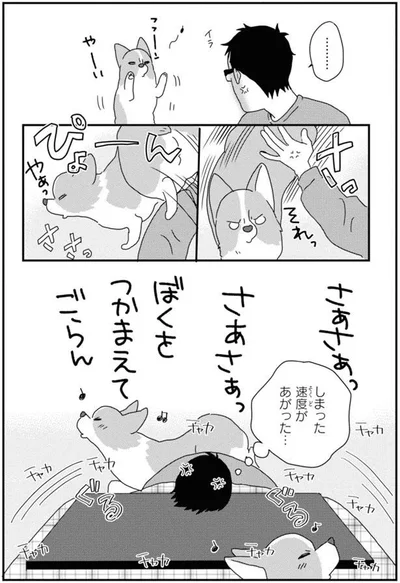 しまった　速度があがった…