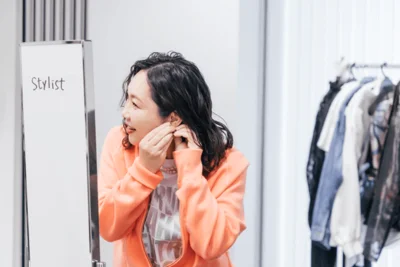 前回の「モード系」とは全く違う印象に大変身したにーよんさん